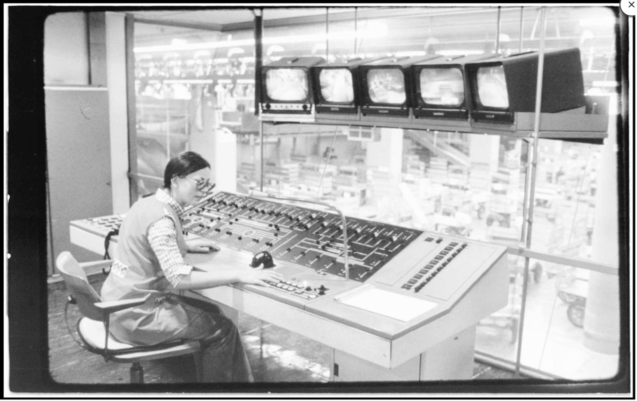 Télévision et automation dans l’après-guerre (1950–1980)